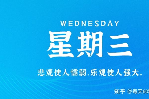 1月4日，星期三，在这里每天60秒读懂世界！ 每天60秒读懂世界 第1张