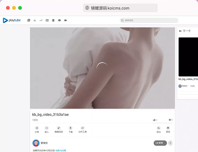 亲测|PlayTube V2.2.4视频CMS视频共享和在线流媒体PHP源码汉化免授权
