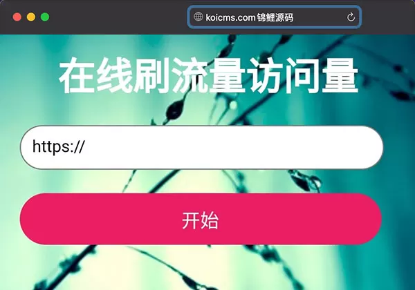 两款网页在线刷网站访客pv和ip的源码