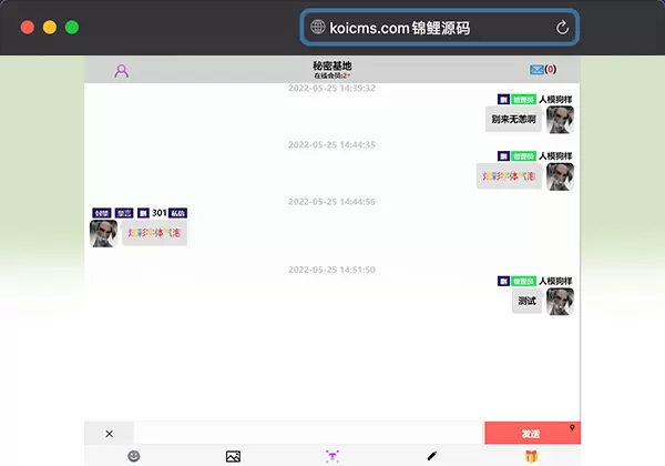 轻量级多功能聊天室在线聊天是源码下载