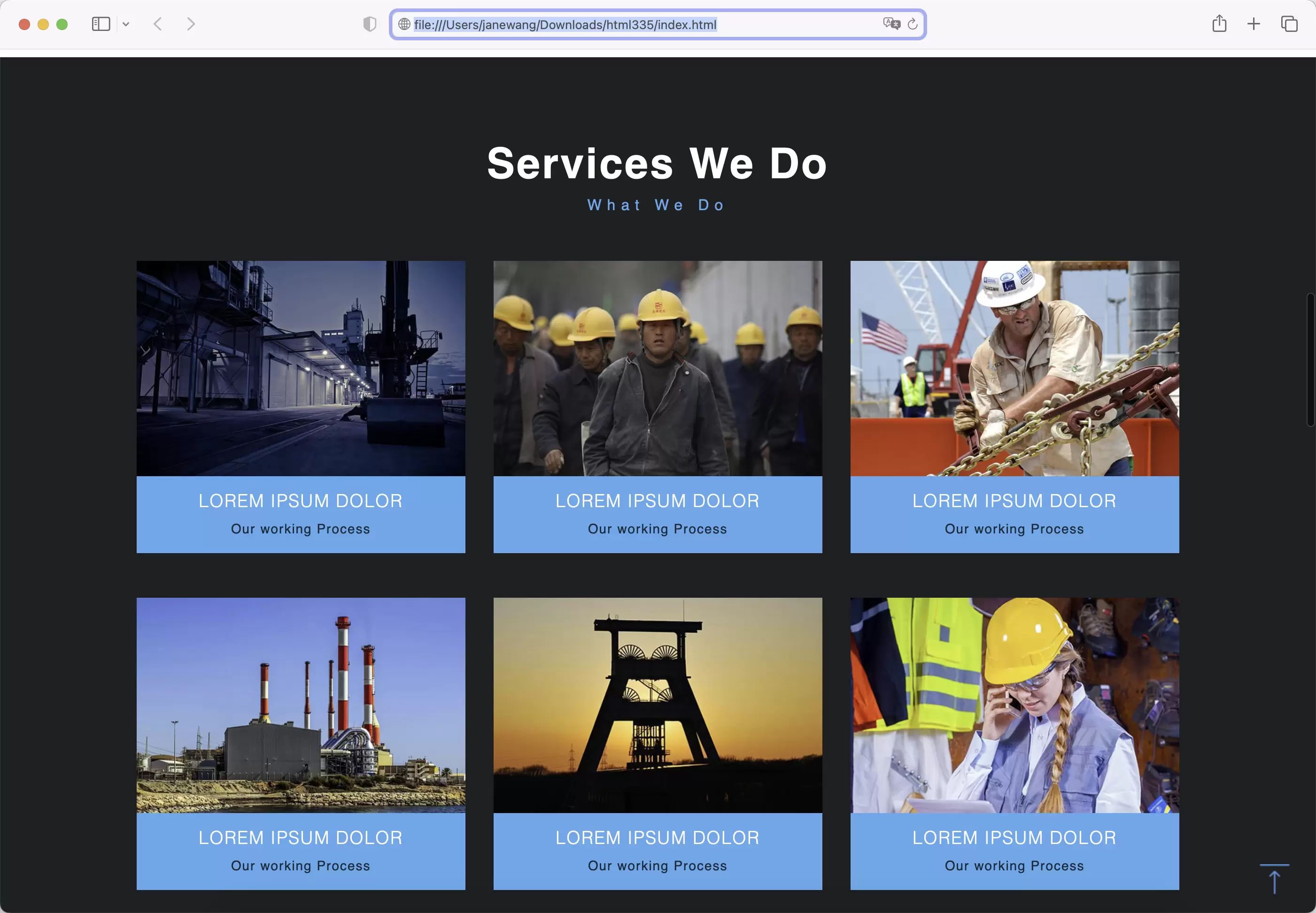 锦鲤已测|bootstrap石油开采工业类企业网站html模板 HTML 第2张