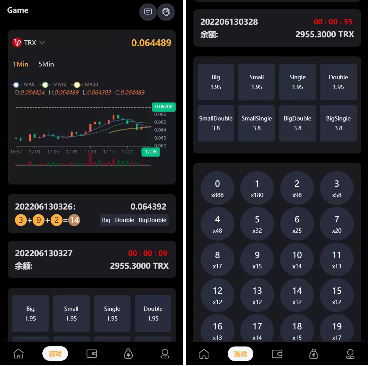 完整版APP区块链游戏源码/trx投注竞猜游戏/trx下注游戏/前端uinapp 宝藏源码 第2张