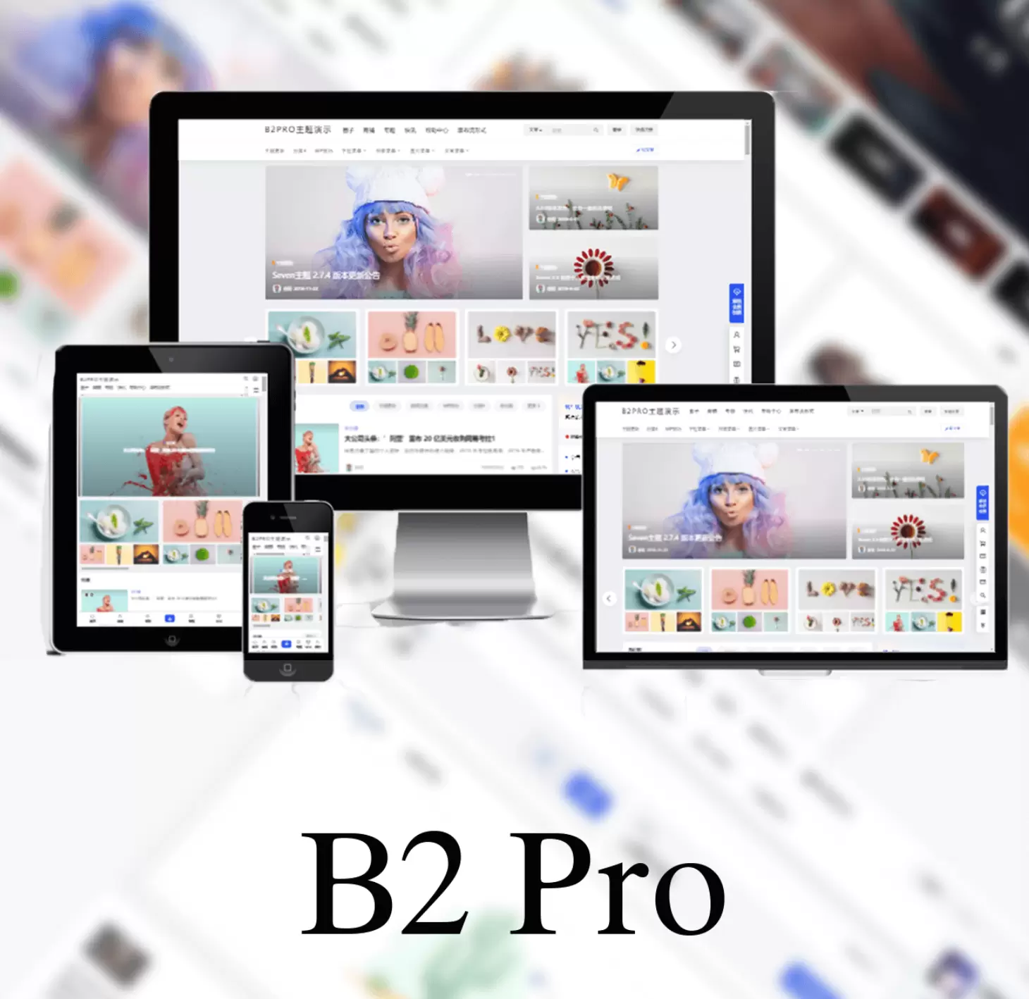 价值300元的多功能博客模板B2 PRO – v4.2.6 免授权修复 wordpress 第1张