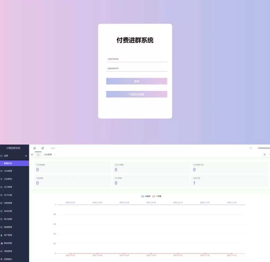 2023最新版付费进群系统不错的群控营销php源码 免费源码 第1张